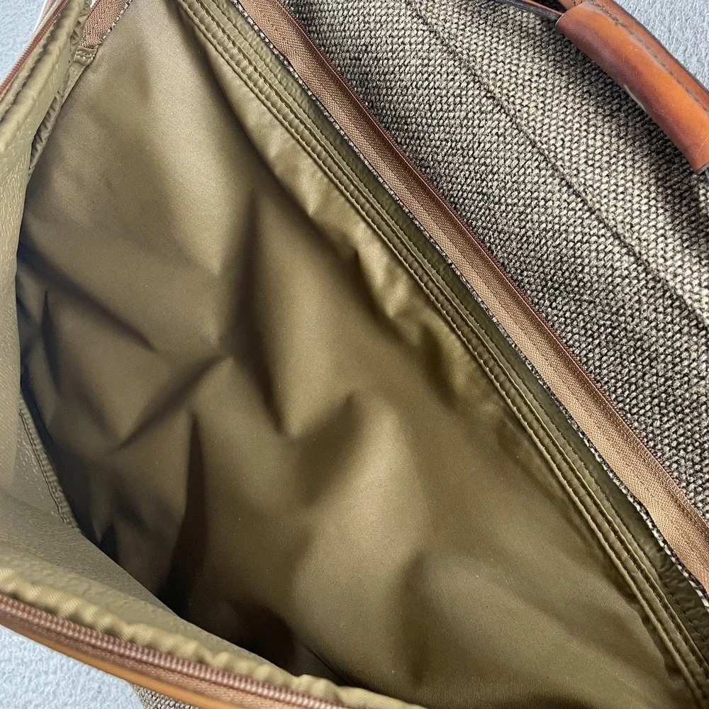 Vintage Hartmann Tweed Wool‎ Garment Bag Bi-Fold Travel Luggage 23